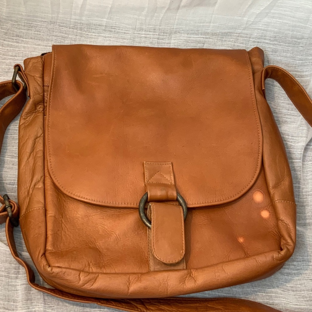 David King Vintage Satchel - Vintage - COLOR: Deep Orange